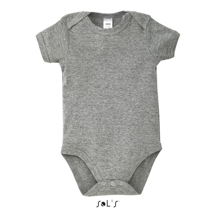 Body pour bébé à personnaliser BAMBINO Gris chiné